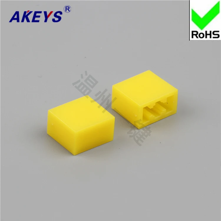 

10pcs A08/ black and yellow with key switch/key switch cap high quality direct key switch cap switch self-locking