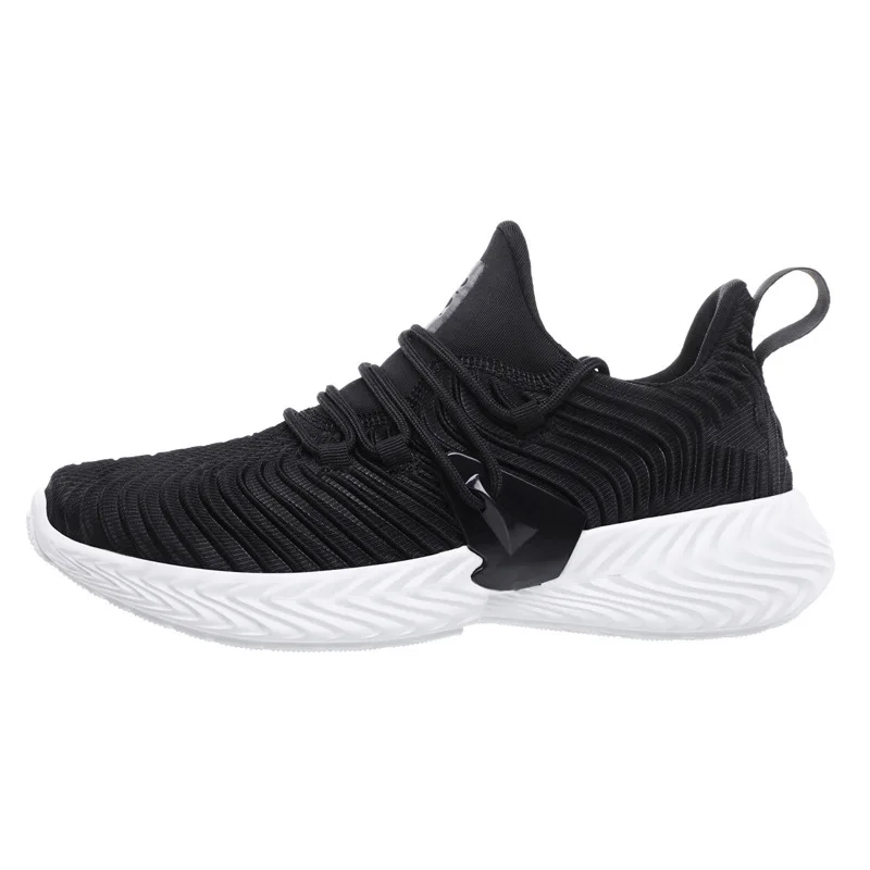 black and white Маленькие кокосовые Ins Dad Shoe Will Code Motion Shoes мужские кроссовки для бега с плетением в виде лапши Joker 46 код - Цвет: black and white