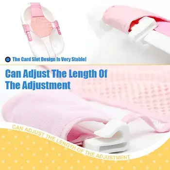 

Adjustable Infant Bath Net Cross type Mesh Bathing Safety Shower Bath Tools Seat Sling Bathtub Bed Baby Support Hammock Sec N3W5