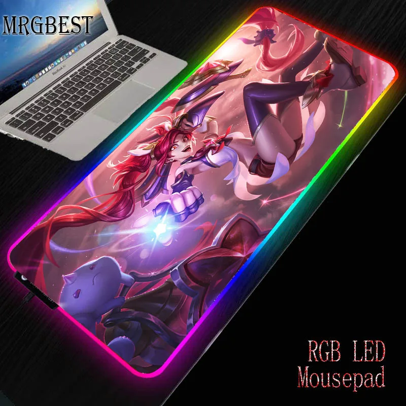 Коврик для мыши MRGBEST League of Legends с большим замком резиновый нескользящий