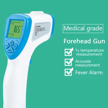 

Digital LCD Backlight Non-Contact Thermometer ℃/℉ Adult Baby Infrared Forehead Thermometer Temperature Measuring Tool Dropship