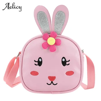 

Children Shoulder Bag Mini Cat Ear Messenger Bags Simple Small Square Bag Kids All-match Key Coin Purse Cute Princess Handbags
