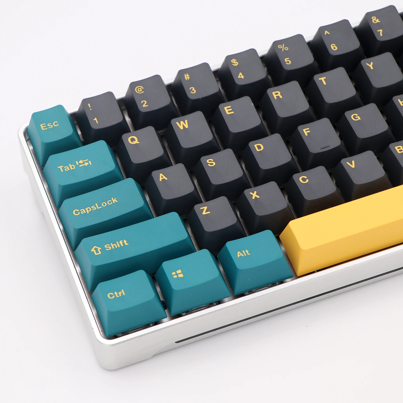 Колпачки для клавиш PBT OEM колпачки с профилем окрашивания 126 Marrs зеленые GH60 64 68 84 87
