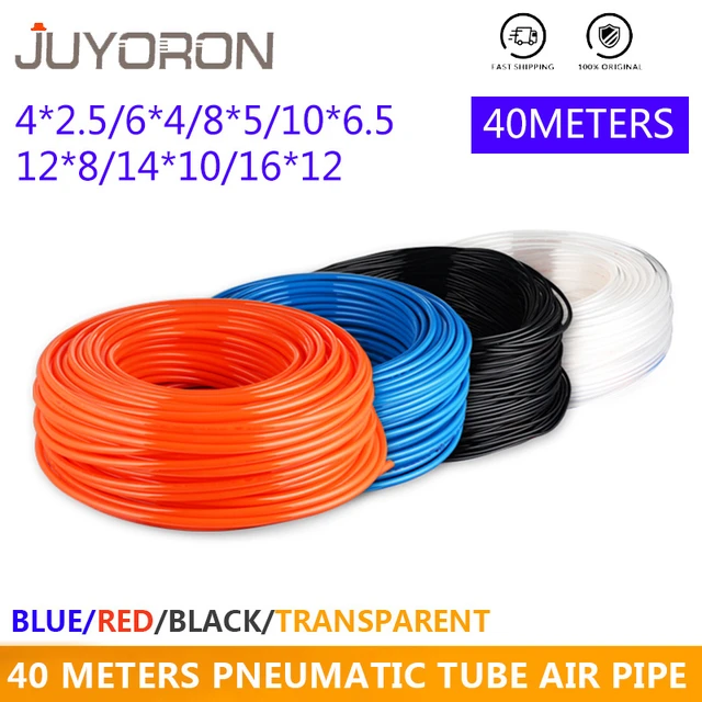 5M Pneumatic Pipe Air Compressor Hose 5*8mm With Quick Connector Straight  Tube High Pressure Flexible PE Pipe - AliExpress