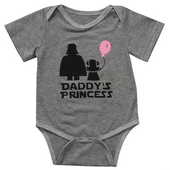 

2020 Newborn Star Wars Baby Girls Summer Bodysuit Cotton Outfits Babys Fashion Cute Short Sleeve Clothes Tops Baby Clothing Sets