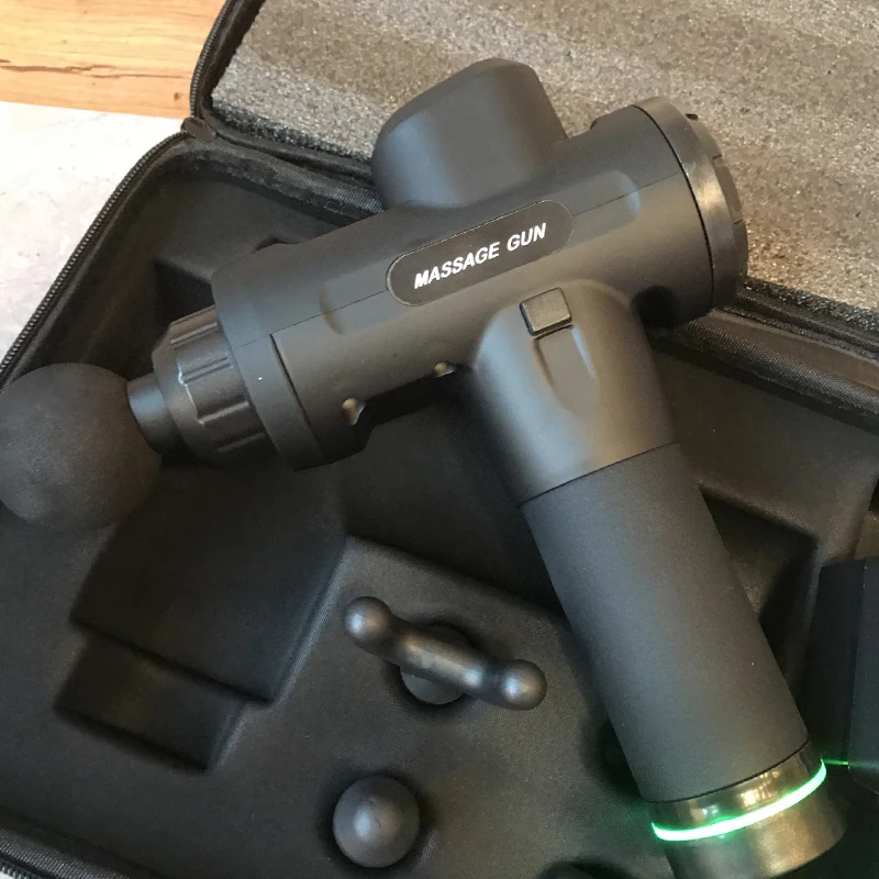 

Electric fascia gun massage gun muscle relaxer massager shock gun movement recovery fascia grab Tissue massage gun Fitness home