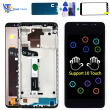 Для Xiaomi Redmi NOTE 5 Pro ЖК-дисплей дигитайзер сборка Рамка для Redmi NOTE 5 сенсорный экран с 10 точечным олеофобным покрытием
