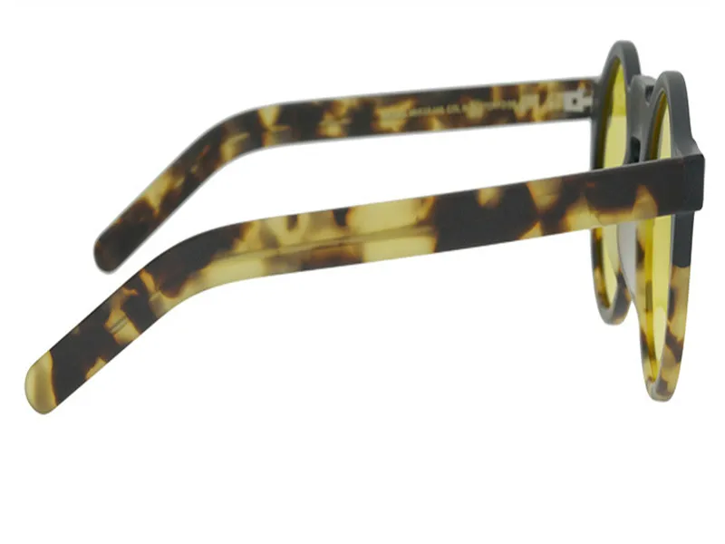 Handmade Acetate Polarized Sunglasses Vintage Round Optical Frame Brand Design Driving Goggle UV400 Sunglasses Spectacle