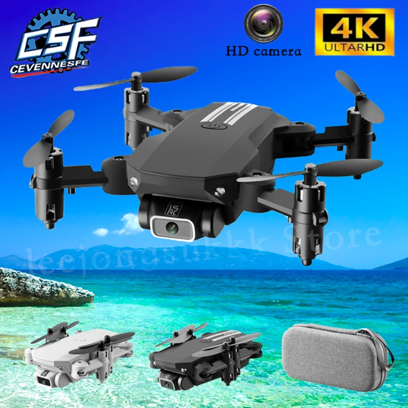 2021 НОВЫЙ LS MIN Дроны 4K 1080P HD Камера WiFi Fpv Давление воздуха Высота Удержание Селфи