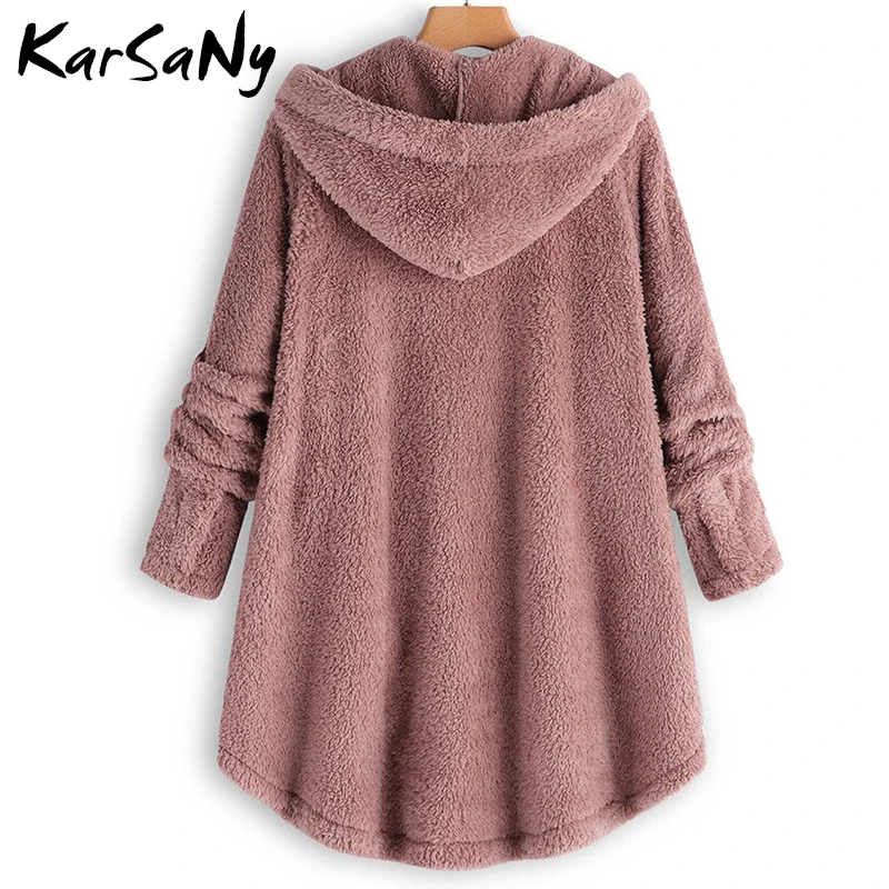 discounted  Winter Hooded Fleece Jacket Women Plus Size Fur Leopard Jackets Warm Coat Outerwear Autumn Hooded J