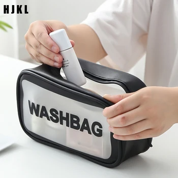

HJKL Travel Makeup Bag Women Men Large Waterproof Toiletries Cosmetic Bag Organizer Case Necessaries Make Up Wash Toiletry Bags