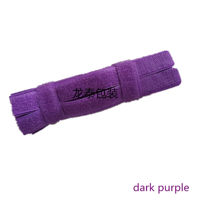 50pcs Colourful Reusable Fastening Wire Cable Ties Organizer Cord Cable Tie Rope Holder for Laptop PC TV Reusable Cable Ties Purple