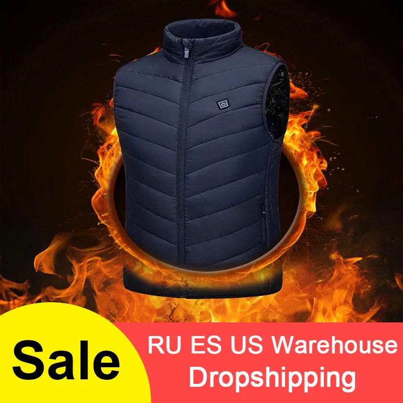 

Intelligent Electric Heating Vest Jacket Winter USB Safety Constant Temperature Heating Light Comfortable Energy-saving