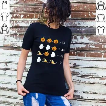 

Halloween Math Equations Boo Pumpkin Witch Women's T-Shirt