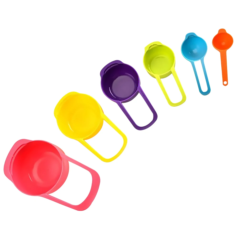 Household Plastic Measuring Cup Transparent with Scale Cup Measuring Size  Cup Kitchen Baking Measuring Tool Set