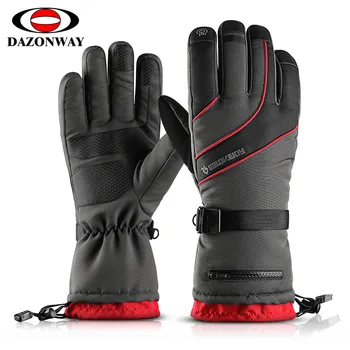 

2019 Men Women Cycling Ski Gloves Winter Touch Screen Waterproof Non-slip Warm Velvet Snowmobile Motorcycle Mountaineering Glove