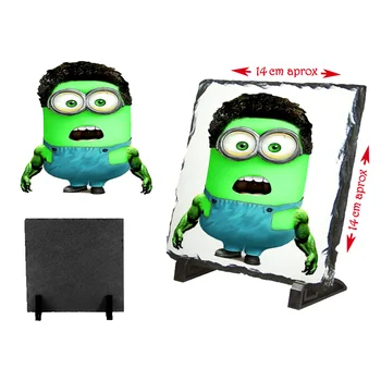 

SLATE PLAQUE SPOOF POWERFUL GREEN photo frame photo holder