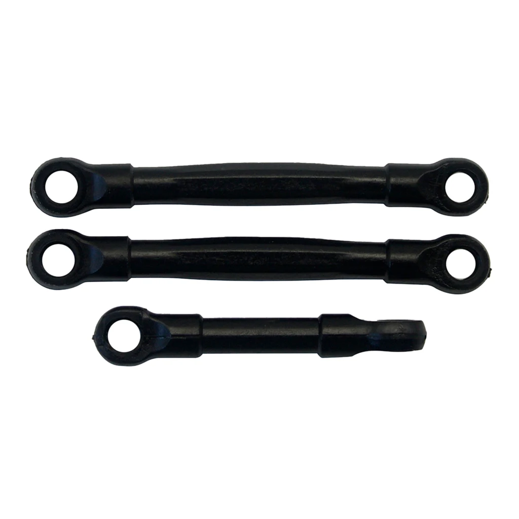 3Pcs 1/16 RC Car Linkages Rod For 9130/9136/9137 RC Model Spare Parts Black