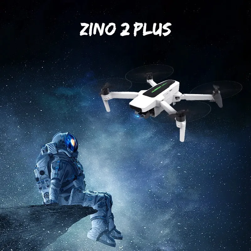 Insale Hubsan Zino 2+Plus GPS Latest Syncleas 9KM FPV with 4K 60fps Camera 3-axis Gimbal 35mins Flig