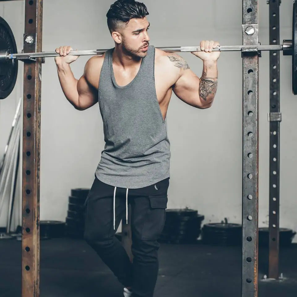 

Muscle Fitness Brothers Men Sports Running Training Quick-Dry Vest Light Board Breathable Sleeveless Shirt
