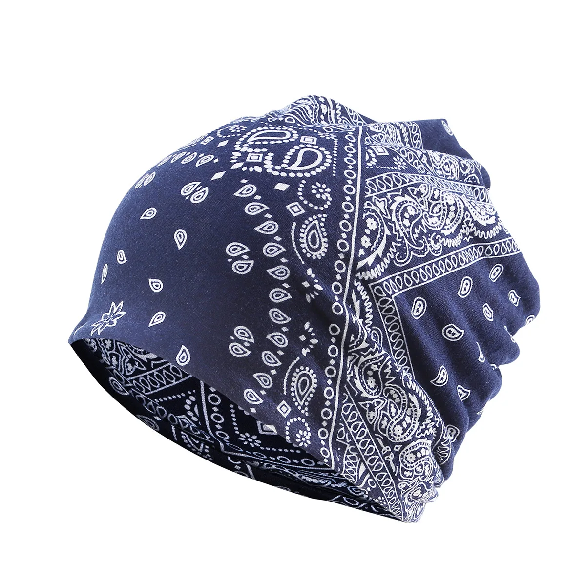 

2020 New Style Hat Autumn And Winter Windproof Earmuff Set of Head Cap Paisley Pattern Printed Piles Hat Men And Women