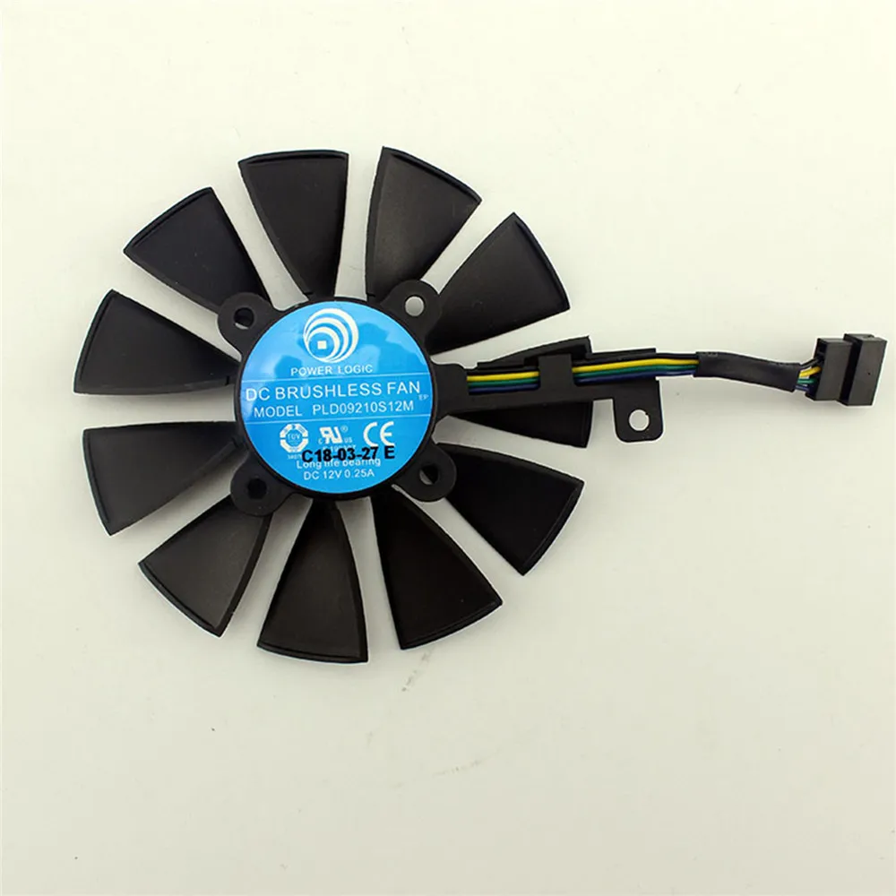 Вентилятор для видеокарты PLD09210S12M PLD09210S12HH вентилятор охлаждения GPU VGA ASUS ROG STRIX GTX