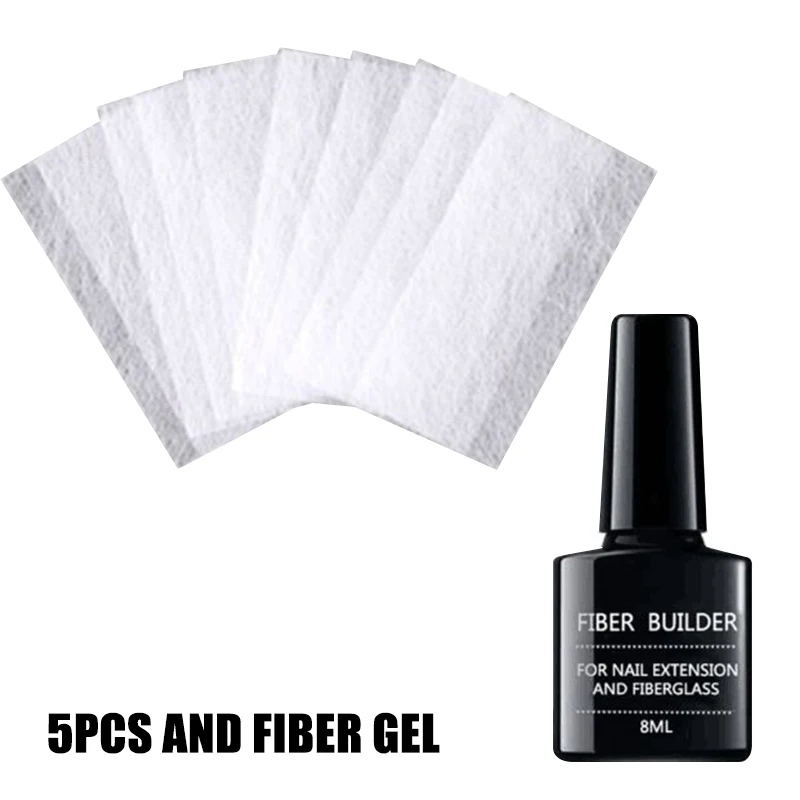 8ml Nail Extension Gel Set Acrylic Fiberglass Nails Art Kit UV Gel Nail Polish Poly Extension Nail Gel Kits Manicure Tools