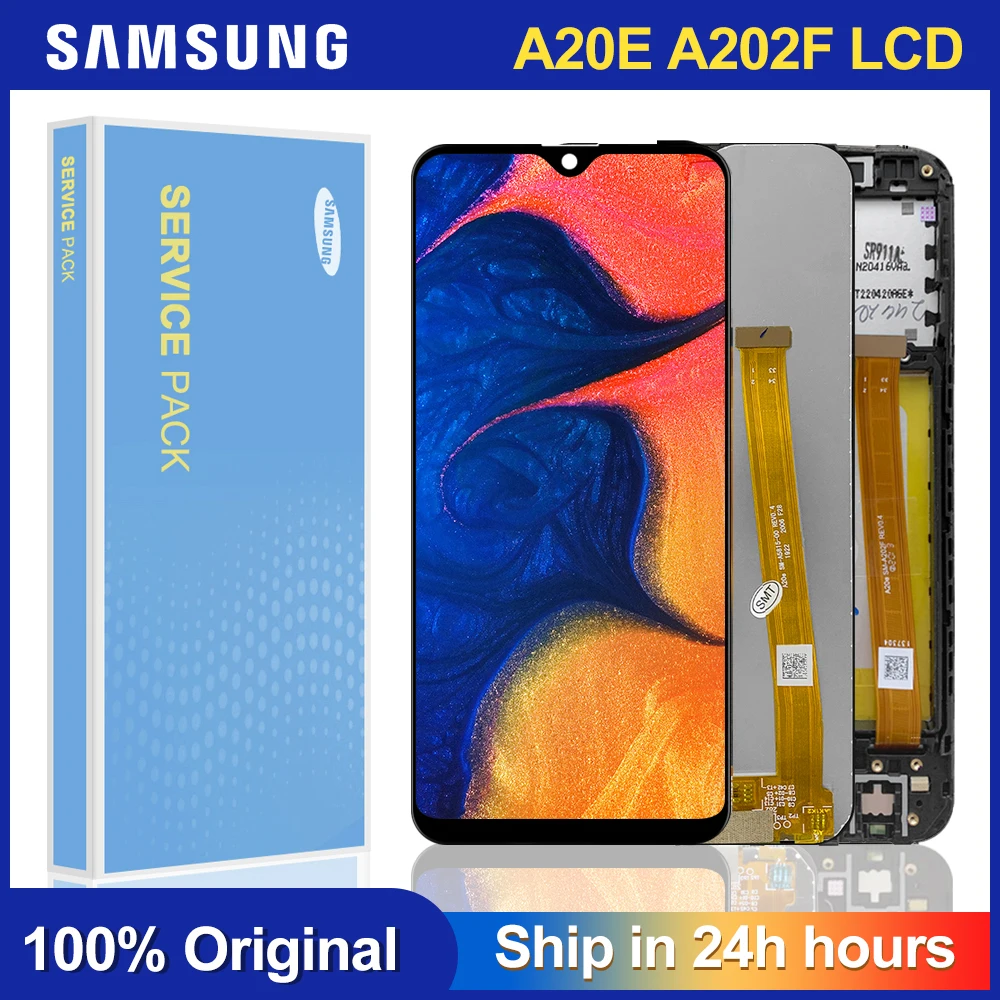 ЖК-дисплей 5 8 ''для Samsung Galaxy A20e/A202/A202F/A202DS/A202F/DS дисплей с сенсорным экраном и