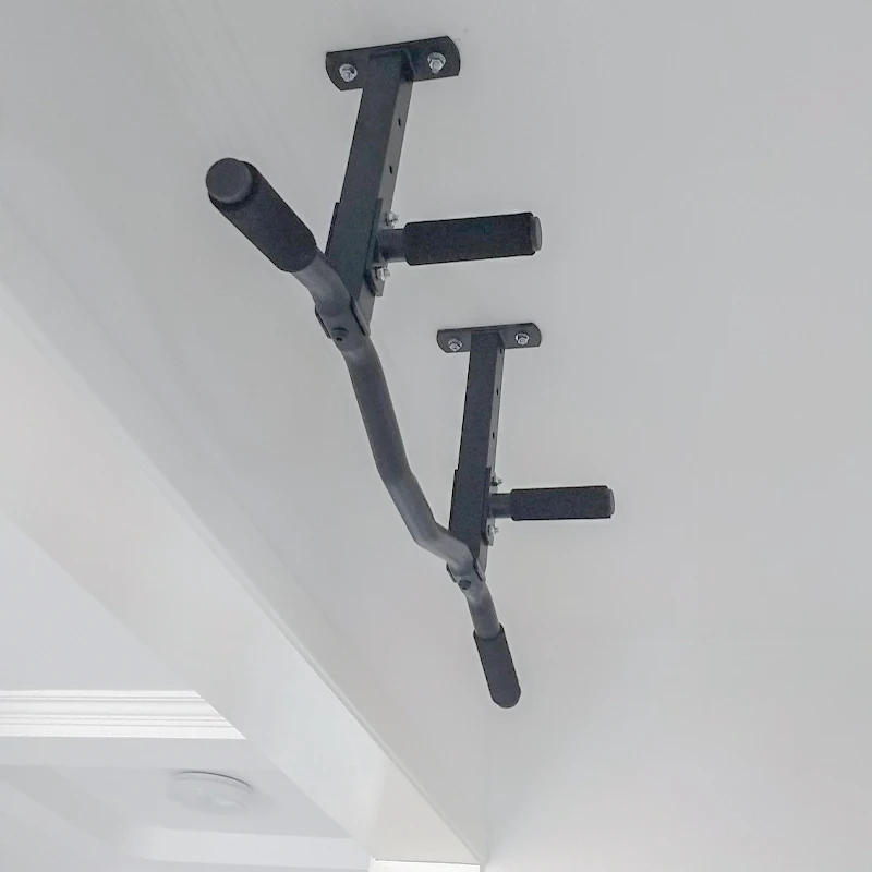 Wall Mounted Pull Up Bar Gym Home Multifunctional Chin Up Bars Grips Indoor Roof Horizontal Bar Sport Parallel Workout Exerciser
