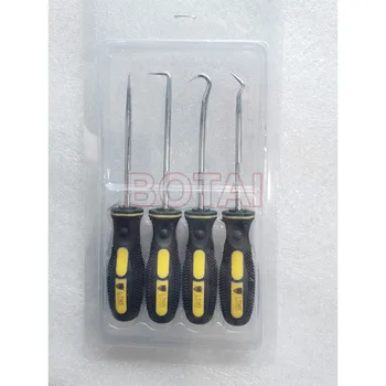 

NO.047 4PCS/Lot Screwdriver Set Car Pick Set Hook O Ring Seal Oil Seal Puller Remover Hand Tool Car Repair Work Platform Take Ou