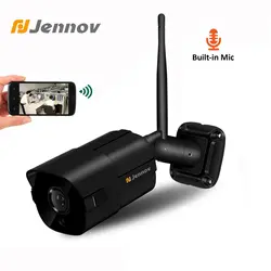 Jennov Wifi ip-камера наружная 1080P ONVIF Беспроводная охранная камера домашняя CCTV комплект видеонаблюдения Aduio запись Водонепроницаемая камера