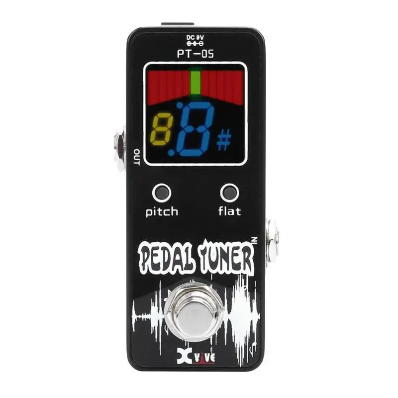 

B0-B6 Effect Pedal for Guitar Bass High sensitivity precision Mighty Sound display PT-06 Mini Pocket Chromatic Tuner Guitar