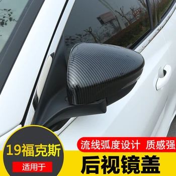 

High-quality ABS Chrome Rearview Lens Cap Decoration Cover FOR Ford Focus 2019 Car-styling