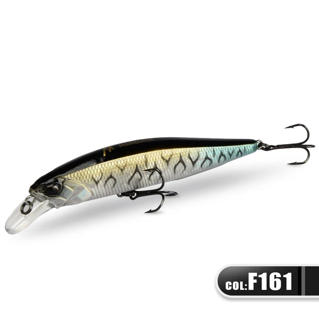 MRERDITH JERK MINNOW 100F 14g  Floating Wobbler Fishing Lure 24Color Minnow Lure Hard Bait Quality Professional Depth0.8-1.0m JBR-100F-F161