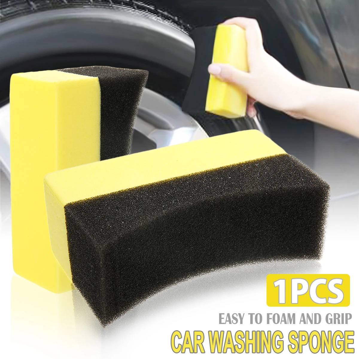 Multifunctional Car Auto Wheels Brush Sponge Cleaner Tools For Tire Hub Waxing Polishing Cleaning | Автомобили и мотоциклы
