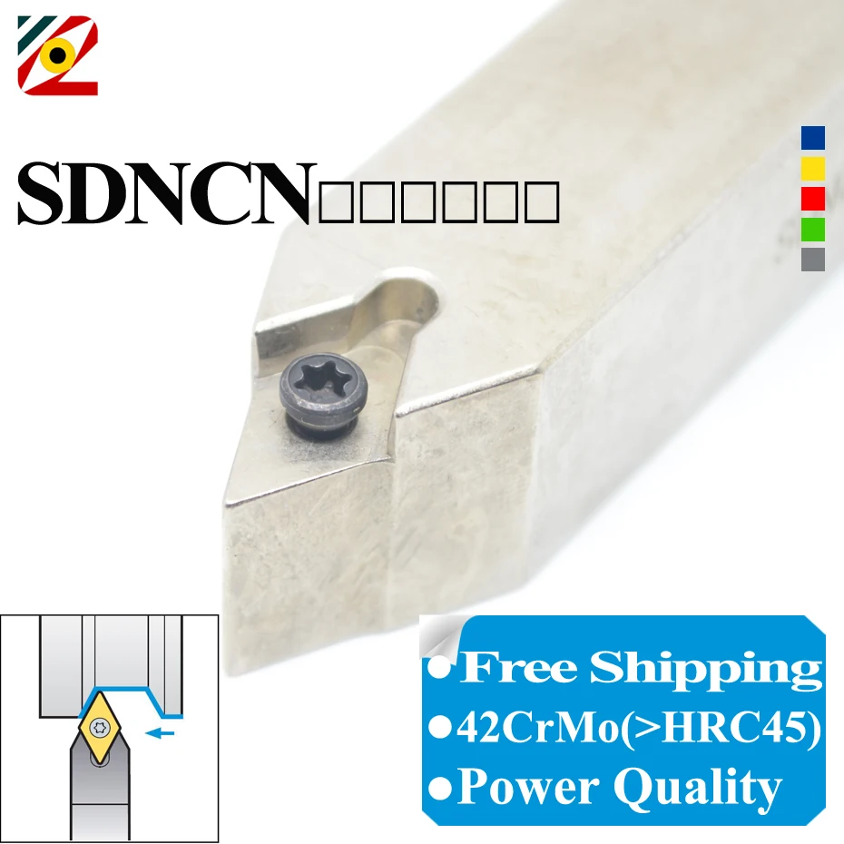

SDNCN1212H07 SDNCN1212H11 SDNCN11616H07 SDNCN2020K11 SDNCN2525M11 SDNCN CNC Lathe Cutter Turning Tool Holder DCMT0702 DCMT11T3