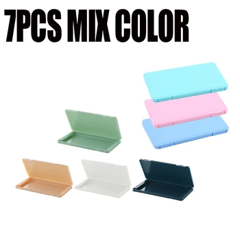 

7PCS MIX PP Mask Storage Box Portable Storage Organizer Face Mask Organization Dustproof Face Shield Holder Mask Storage Case