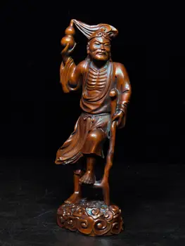 

wedding decoration Chinese Boxwood Seikos Wood Carving Tieguai Li Shenxian status One of the myths and legends
