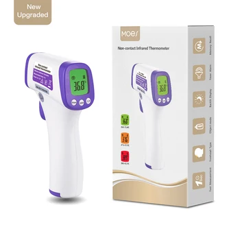 

Forehead Thermometer,Non-Contact Infrared Forehead Digital Thermometer Fever Alarm and Memory Function for Adults Baby Kids