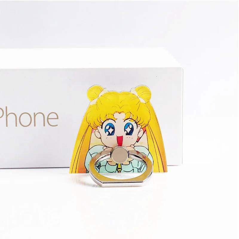 Универсальный держатель для мобильного телефона с рисунком из мультфильма, держатель для мобильного телефона, подставка для смартфона для iPhone, samsung, huawei - Цвет: 01
