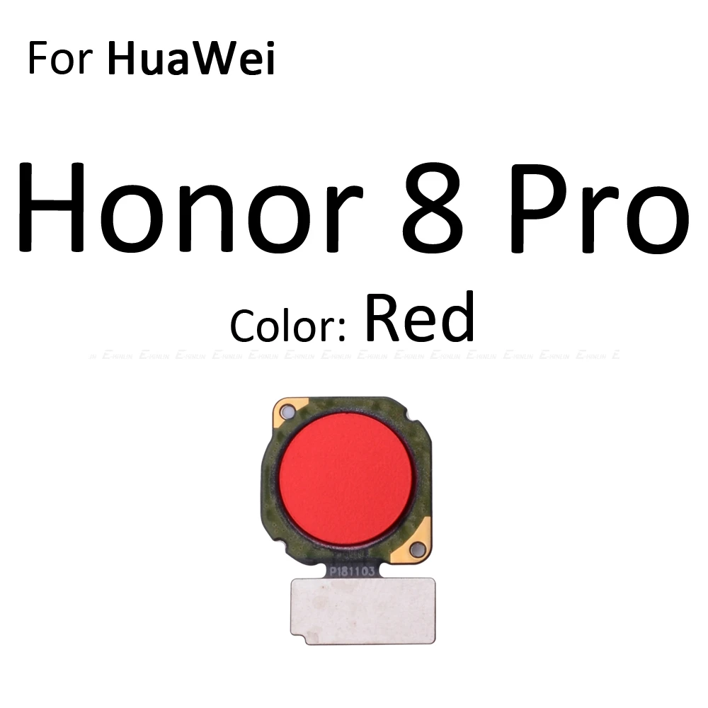 Датчик отпечатков пальцев Главная Кнопка для HuaWei Honor 8X 8C 8 Pro Lite Touch ID распознавание Кнопка возврата меню разъем гибкий кабель