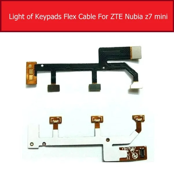 

Light of Keypads Flex Cable For ZTE Nubia Z7 Mini NX507J Light Sensor Menu Home Button Flex Ribbon Replacmenet Parts