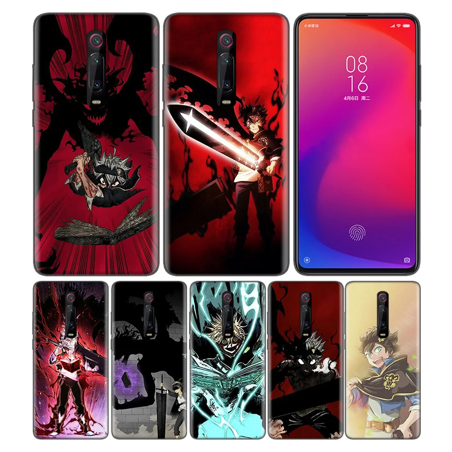 

Black Rubber Silicone Case Cover for Xiaomi Mi A1 A2 A3 8 Lite Play 9T CC9 Redmi Note 5 7 6 A 7S Y3 K20 Pro Shell Manga Anime Bl