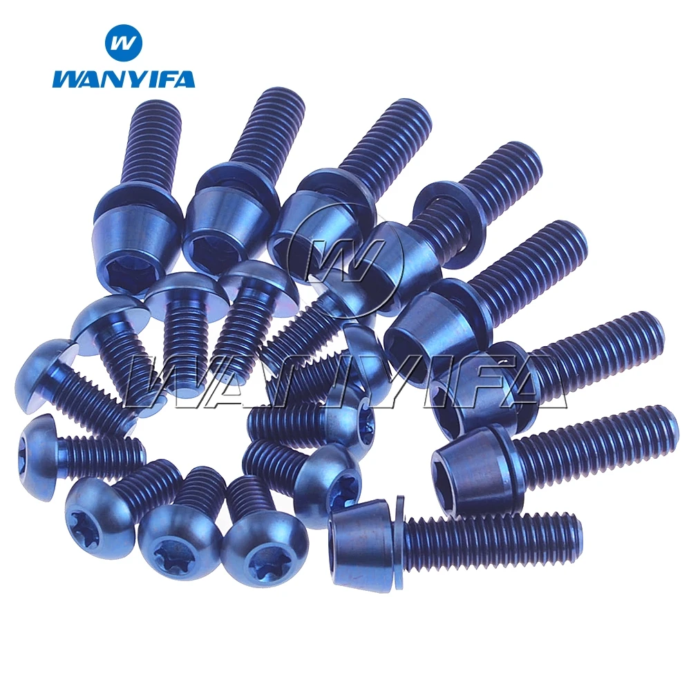 Велосипедный дисковый тормоз M5x10mm и M6x20mm Титановые Болты Комплект обновления для Hope Shimano Hayes Magura формула