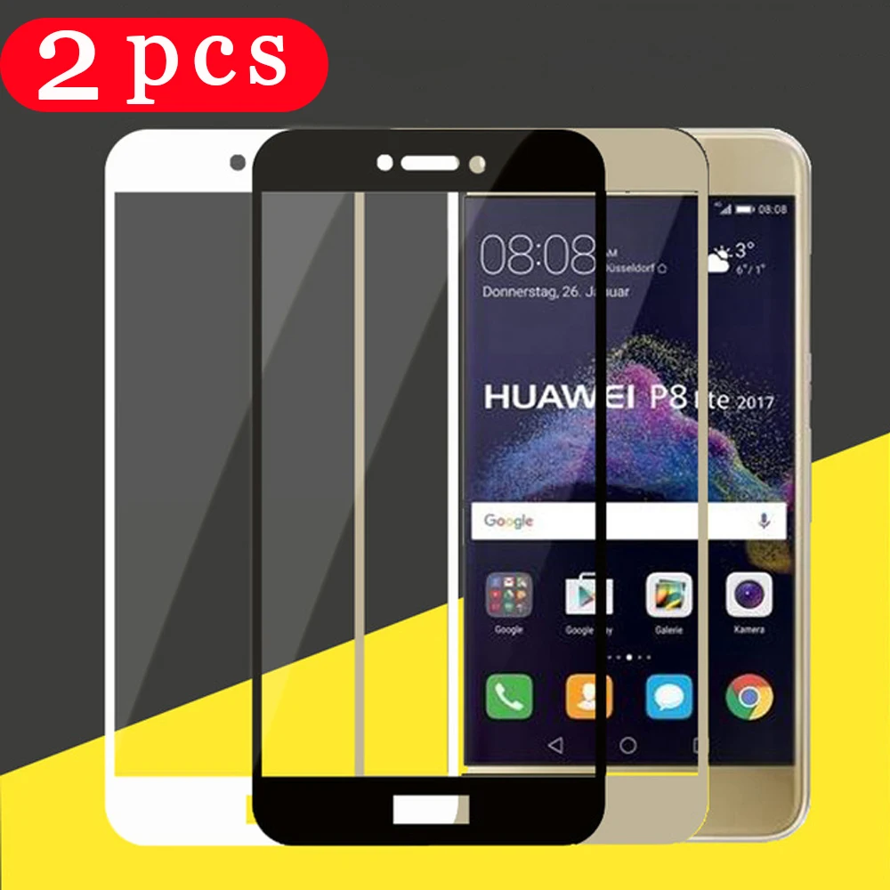 2 шт. полное покрытие закаленное стекло для huawei P30 P20 pro P10 P9 lite на стекле Защитная