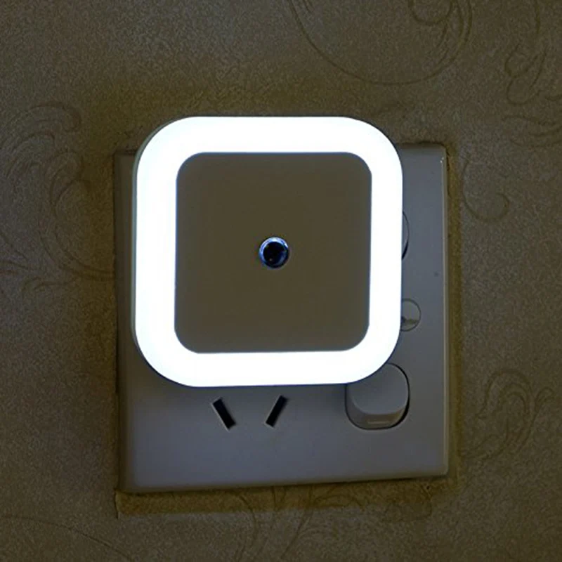

10 Pack Plug In Led Night Light With Automatic Dusk To Dawn Light Sensor For Kids Room, Wall, Closet, Hallway, 110V-220V,0.5W Wh