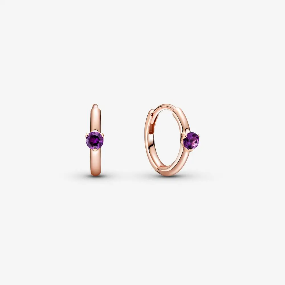 2022 Authentic 925 Sterling Silver Earring Sparkling Star Blue Gem Golden Heart Halo Stud Earrings Women Jewelry BirthdayGift 