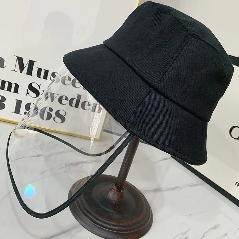 

Men And Women Eye Protection Mask Anti-droplet Anti-Epidemic Protection Bucket Hat Foldable Disassembly Sun-resistant Sun Hat