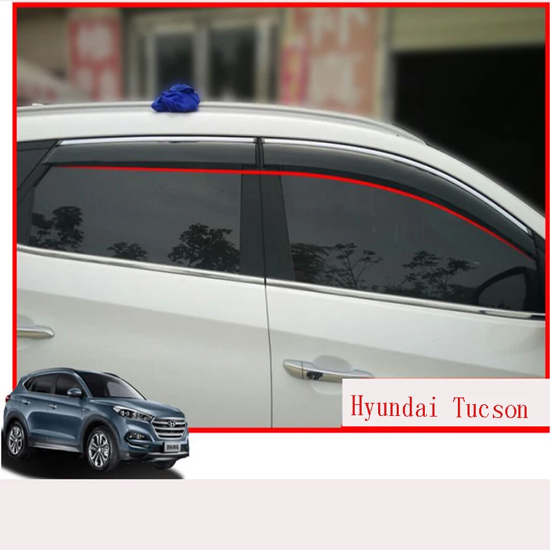 Козырек Windows применяется только для левого руля Hyundai Tucson 2016 2017 внешние