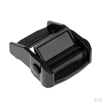 

Pack Of 15pcs Aluminum Metal Buckle 38mm 1.5'' Toggle Clip For Webbing Belt